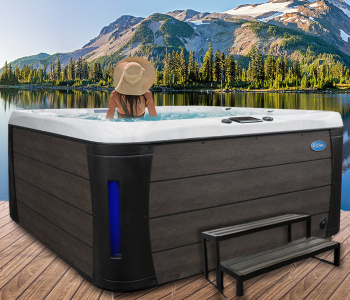 Calspas hot tub being used in a family setting - hot tubs spas for sale Norwalk